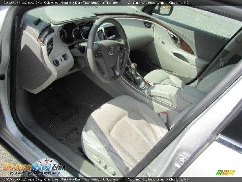 2010 Buick LaCrosse CXL Quicksilver Metallic / Dark Titanium/Light Titanium Photo #16