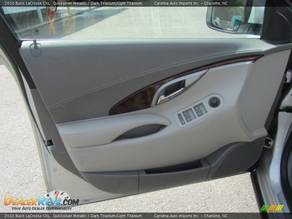 2010 Buick LaCrosse CXL Quicksilver Metallic / Dark Titanium/Light Titanium Photo #17