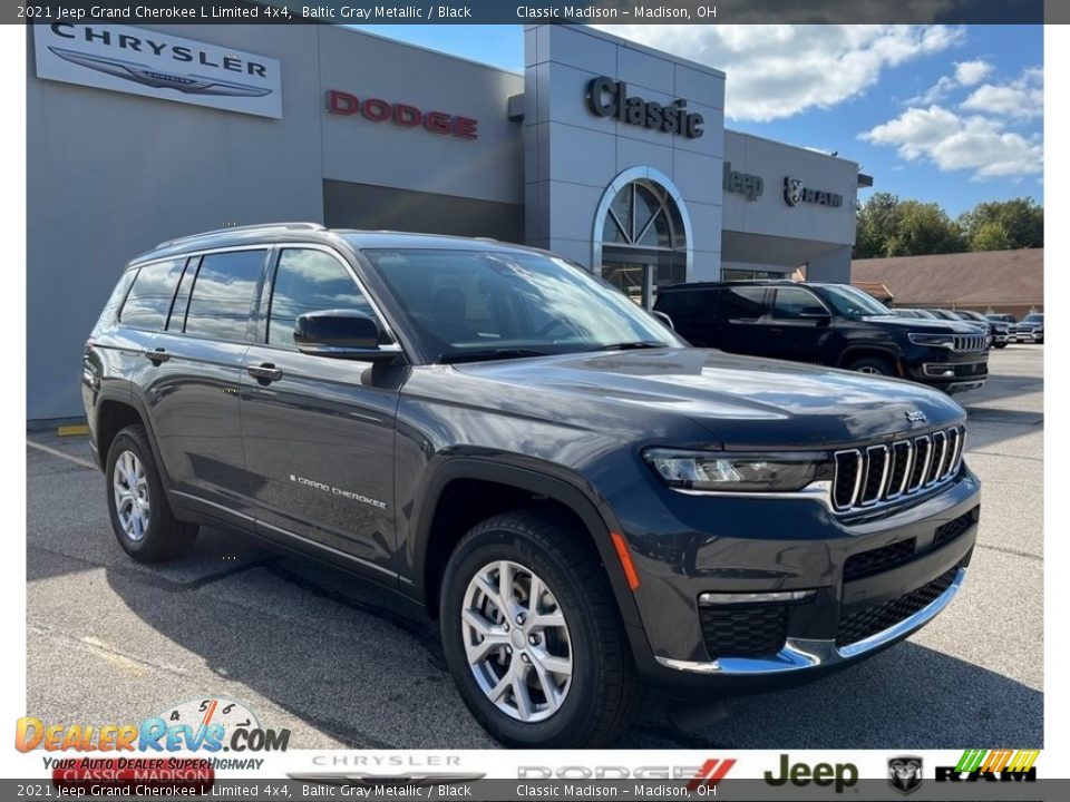 2021 Jeep Grand Cherokee L Limited 4x4 Baltic Gray Metallic / Black Photo #1