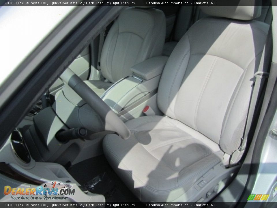 2010 Buick LaCrosse CXL Quicksilver Metallic / Dark Titanium/Light Titanium Photo #18