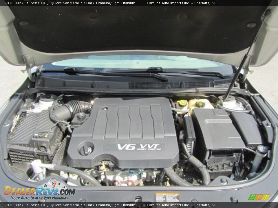 2010 Buick LaCrosse CXL Quicksilver Metallic / Dark Titanium/Light Titanium Photo #25