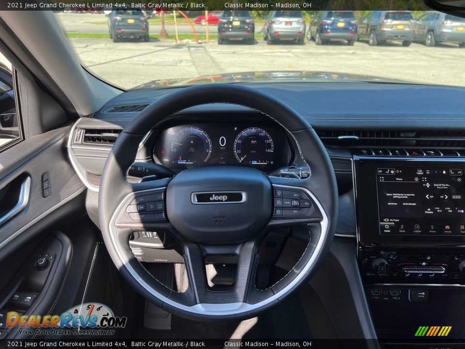 2021 Jeep Grand Cherokee L Limited 4x4 Baltic Gray Metallic / Black Photo #6