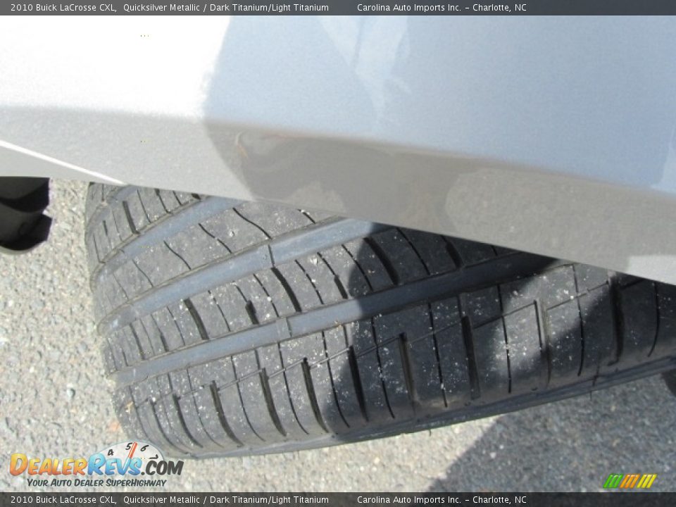 2010 Buick LaCrosse CXL Quicksilver Metallic / Dark Titanium/Light Titanium Photo #27