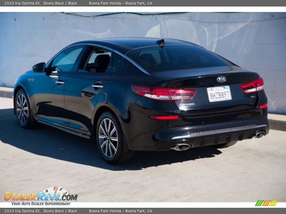 2019 Kia Optima EX Ebony Black / Black Photo #2