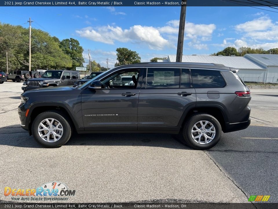 2021 Jeep Grand Cherokee L Limited 4x4 Baltic Gray Metallic / Black Photo #10