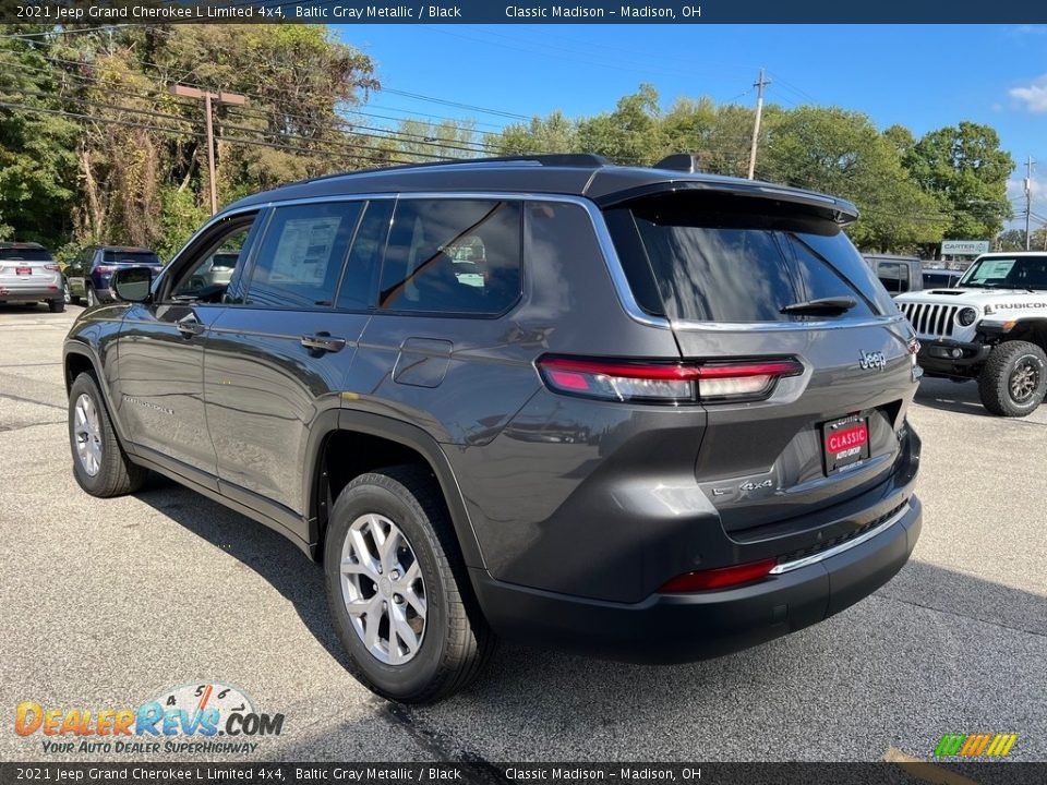 2021 Jeep Grand Cherokee L Limited 4x4 Baltic Gray Metallic / Black Photo #11