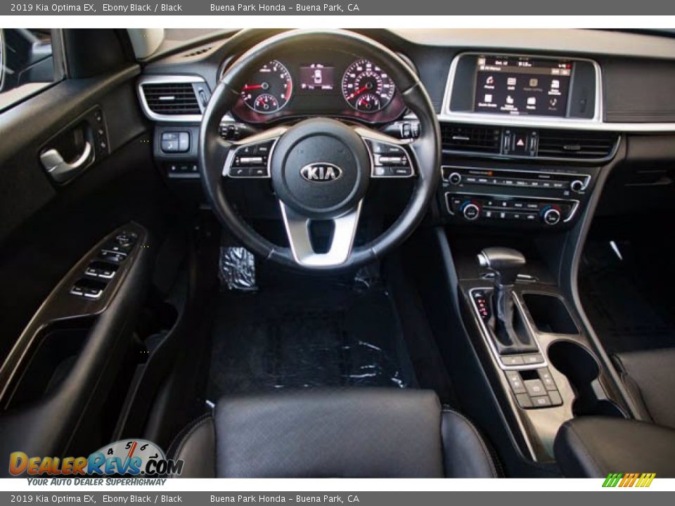 2019 Kia Optima EX Ebony Black / Black Photo #5