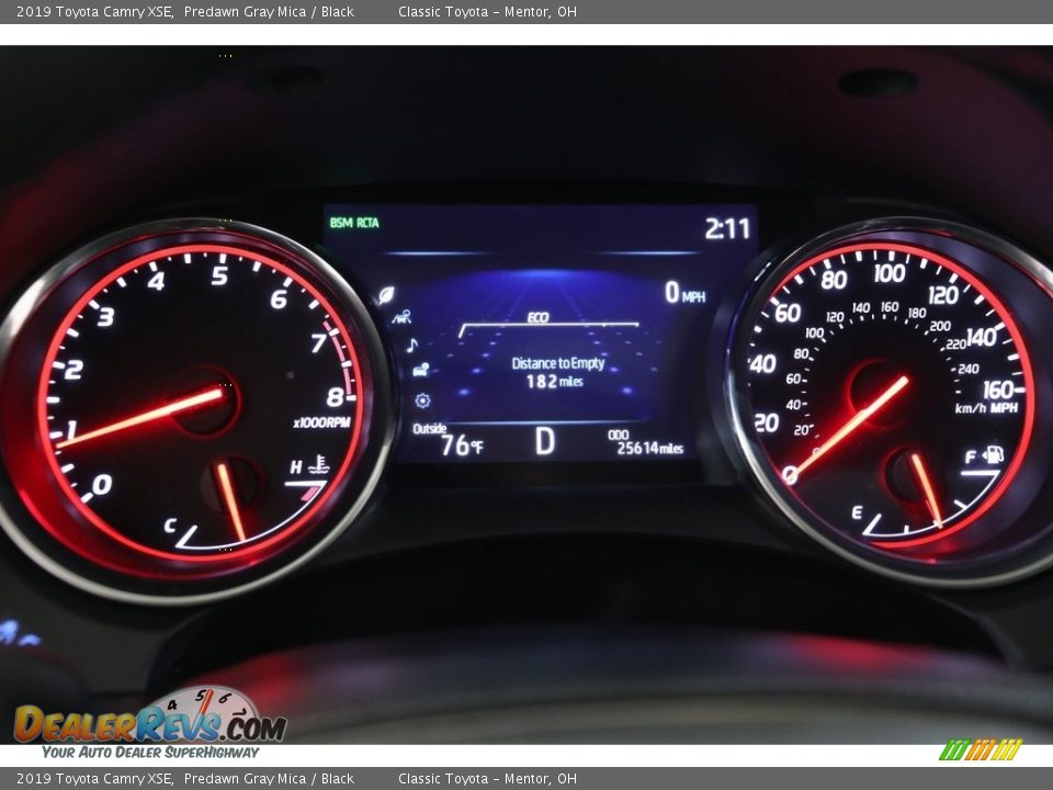2019 Toyota Camry XSE Predawn Gray Mica / Black Photo #8