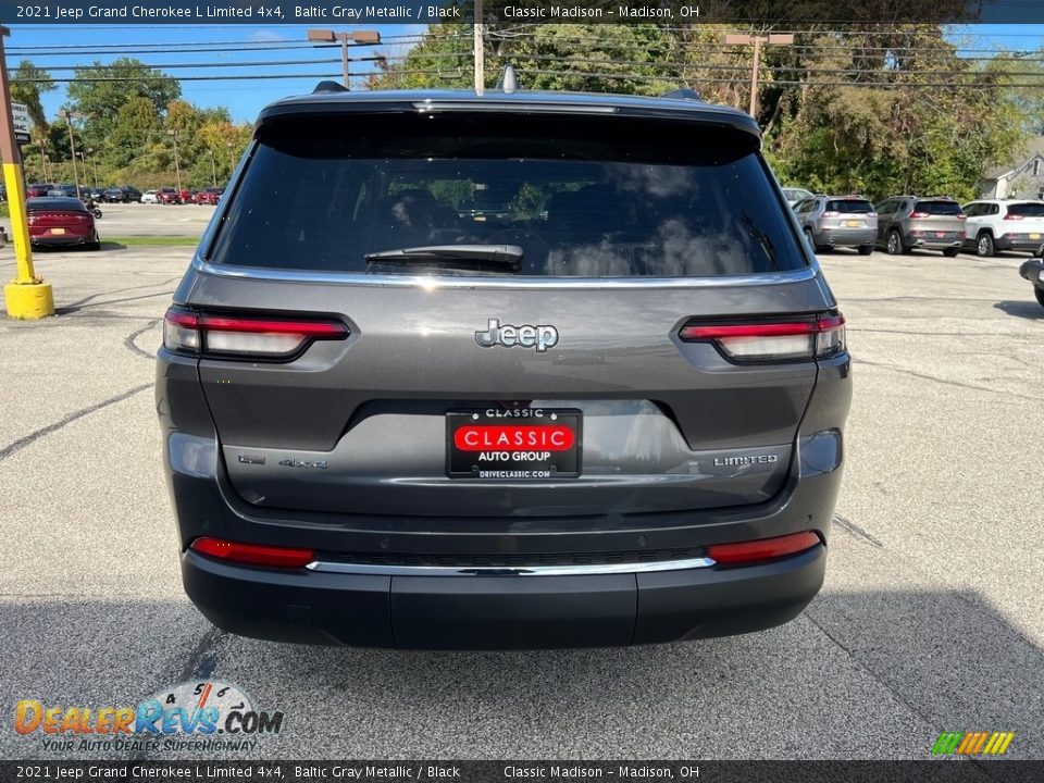 2021 Jeep Grand Cherokee L Limited 4x4 Baltic Gray Metallic / Black Photo #12