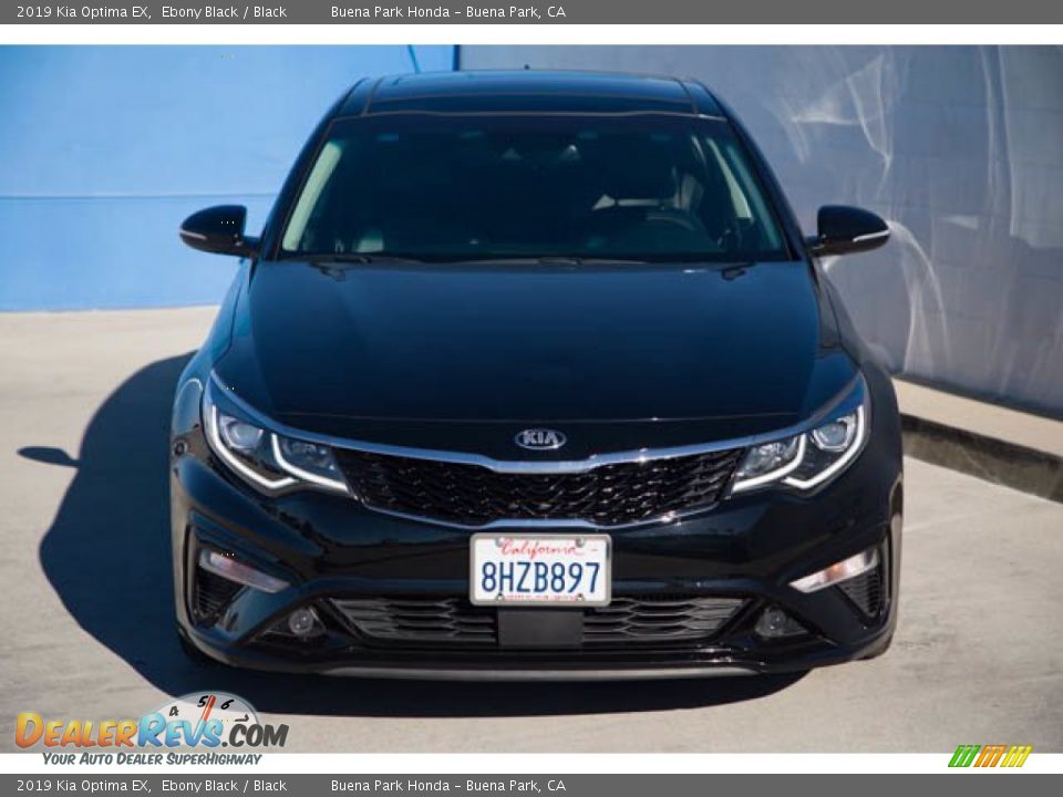 2019 Kia Optima EX Ebony Black / Black Photo #7