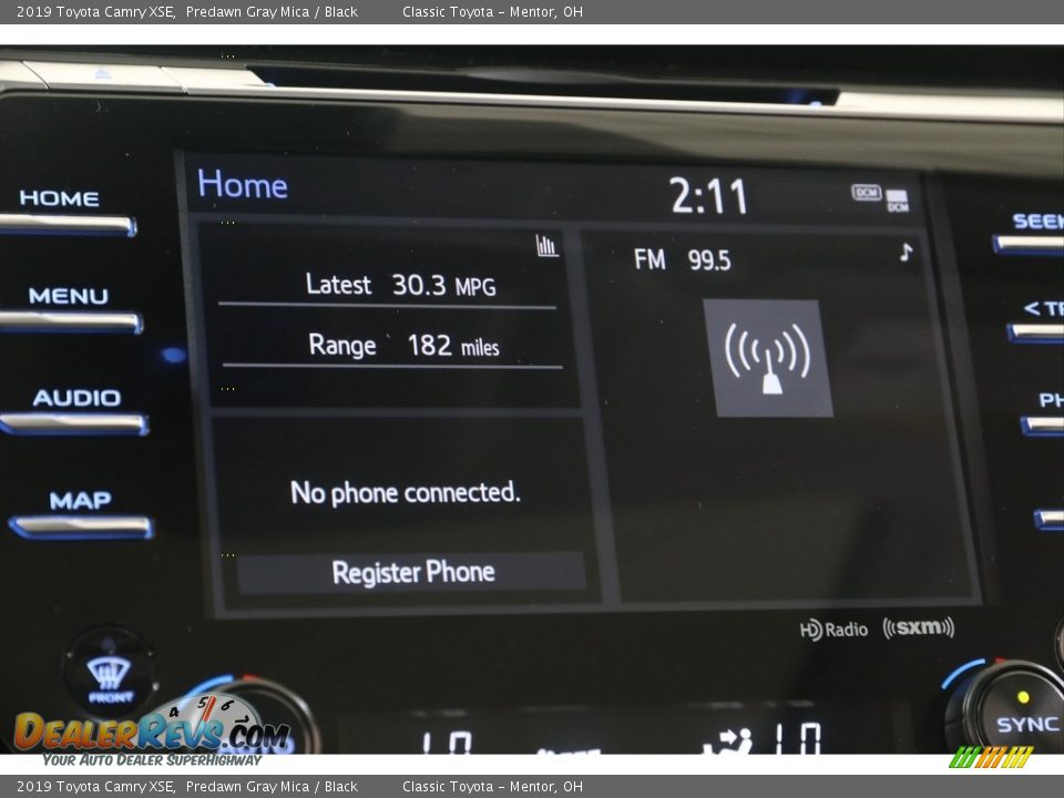 2019 Toyota Camry XSE Predawn Gray Mica / Black Photo #10