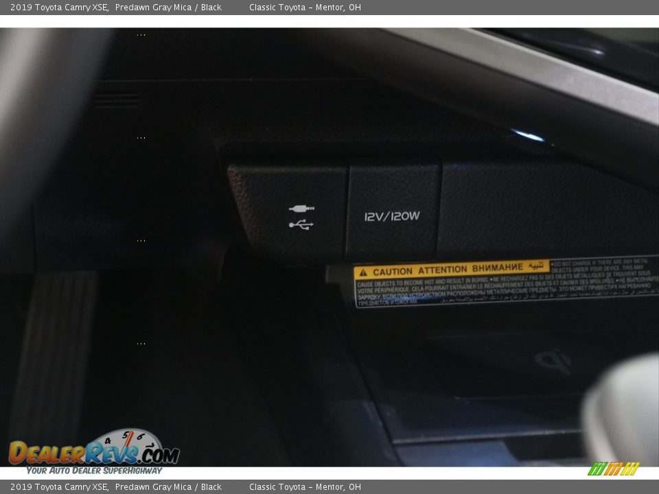 2019 Toyota Camry XSE Predawn Gray Mica / Black Photo #12