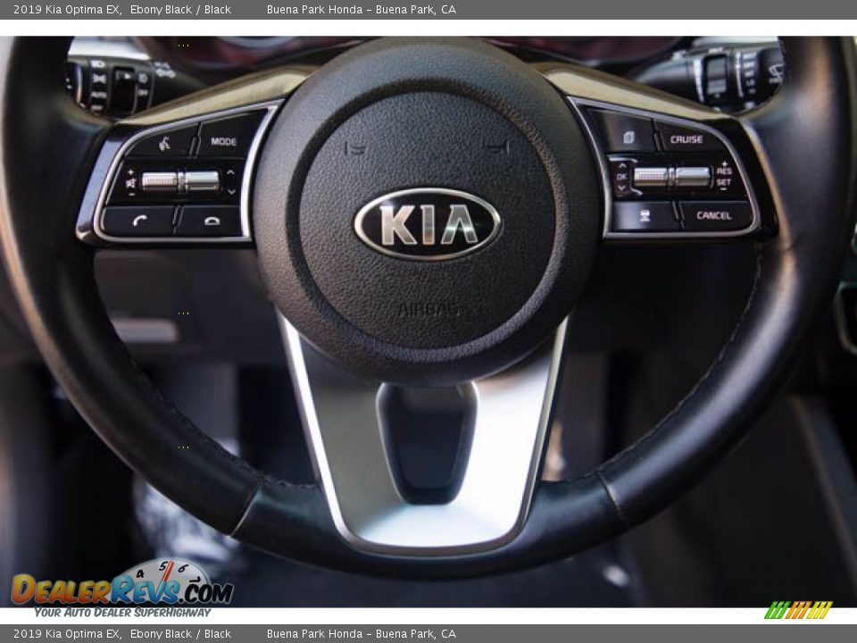 2019 Kia Optima EX Ebony Black / Black Photo #13