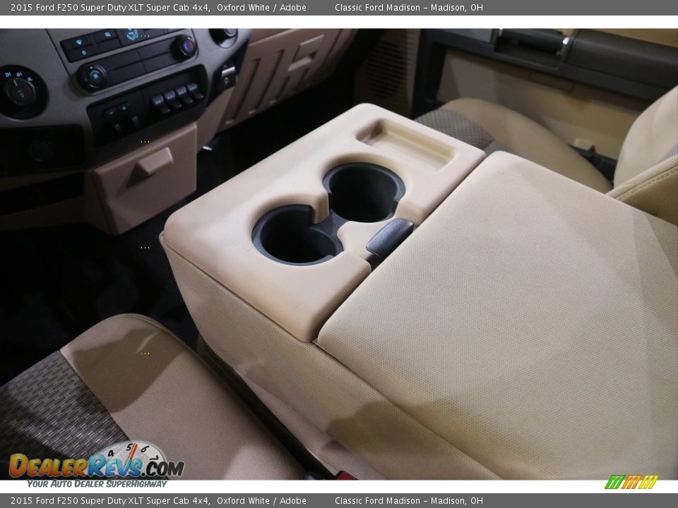 2015 Ford F250 Super Duty XLT Super Cab 4x4 Oxford White / Adobe Photo #12