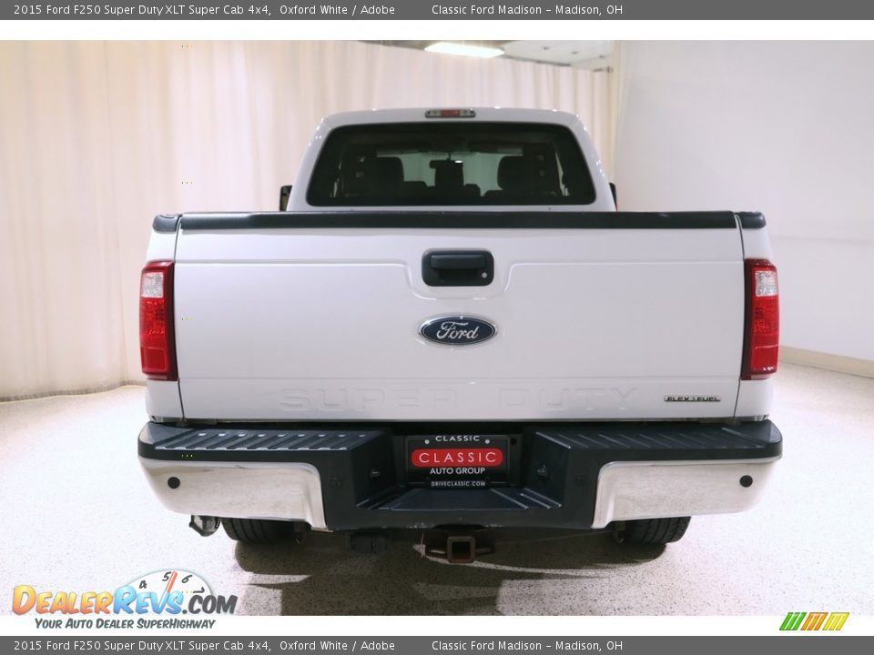 2015 Ford F250 Super Duty XLT Super Cab 4x4 Oxford White / Adobe Photo #16