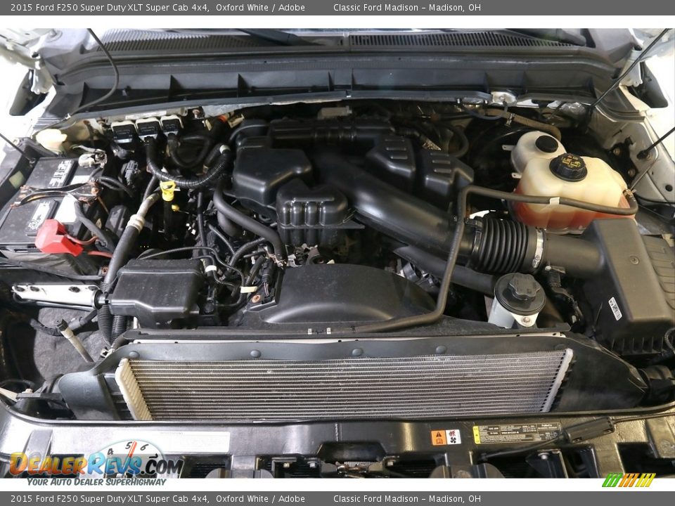 2015 Ford F250 Super Duty XLT Super Cab 4x4 Oxford White / Adobe Photo #17