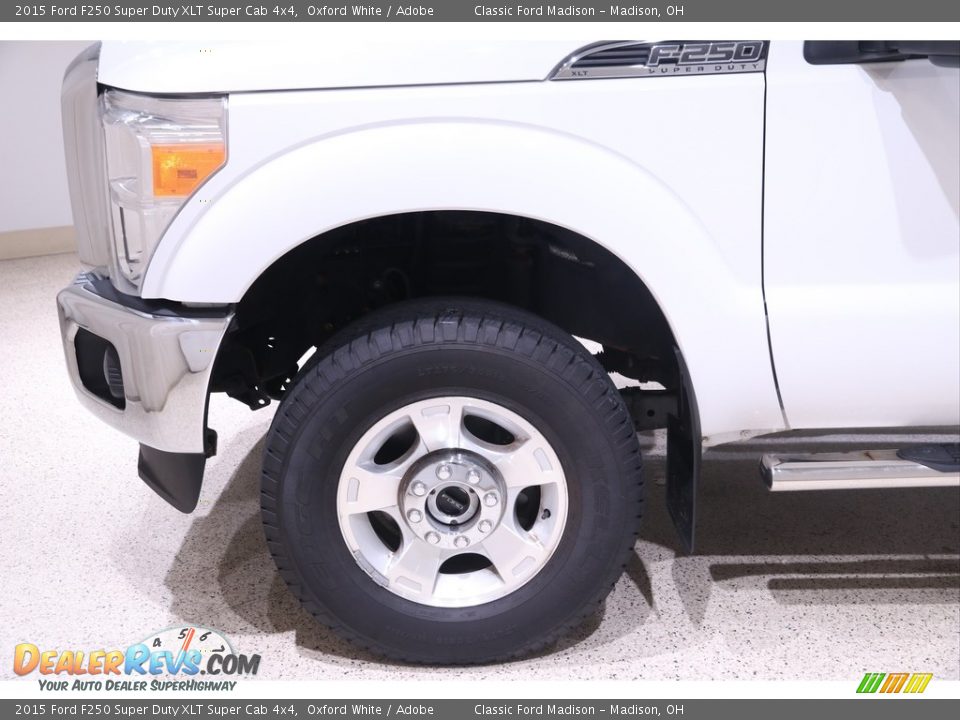 2015 Ford F250 Super Duty XLT Super Cab 4x4 Oxford White / Adobe Photo #18
