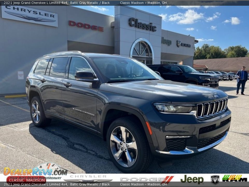 2021 Jeep Grand Cherokee L Limited 4x4 Baltic Gray Metallic / Black Photo #1