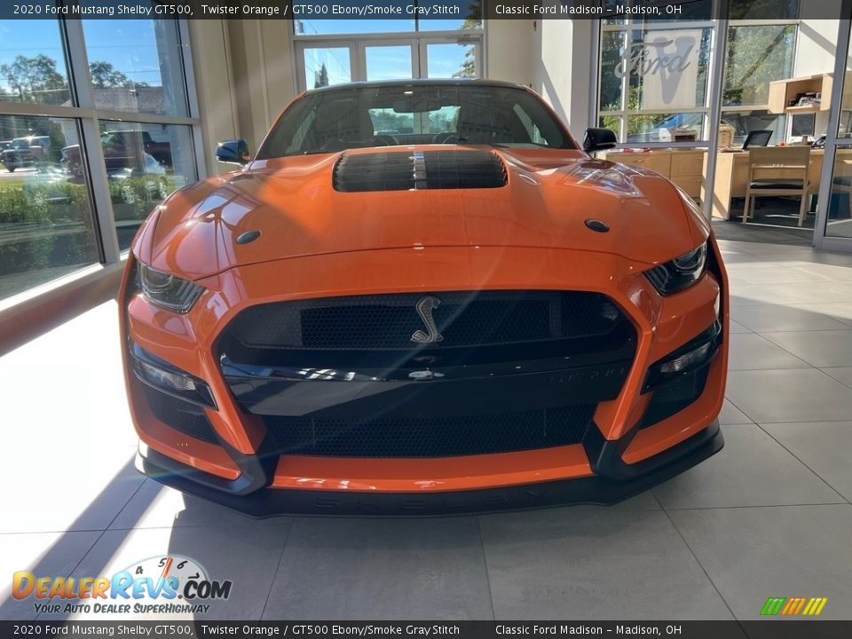 2020 Ford Mustang Shelby GT500 Twister Orange / GT500 Ebony/Smoke Gray Stitch Photo #3