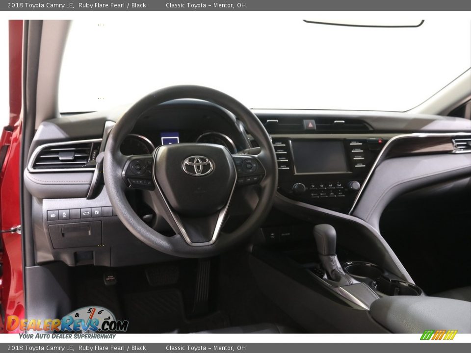 2018 Toyota Camry LE Ruby Flare Pearl / Black Photo #6
