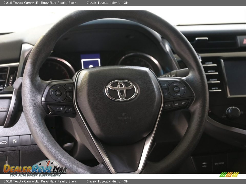 2018 Toyota Camry LE Ruby Flare Pearl / Black Photo #7