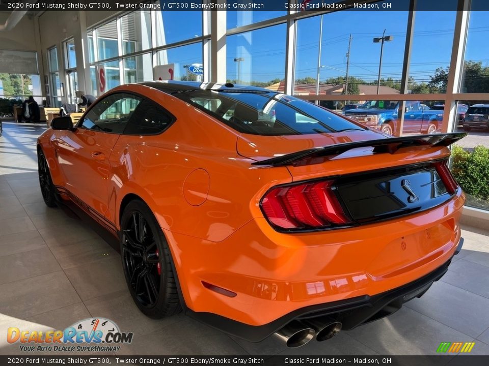 2020 Ford Mustang Shelby GT500 Twister Orange / GT500 Ebony/Smoke Gray Stitch Photo #5