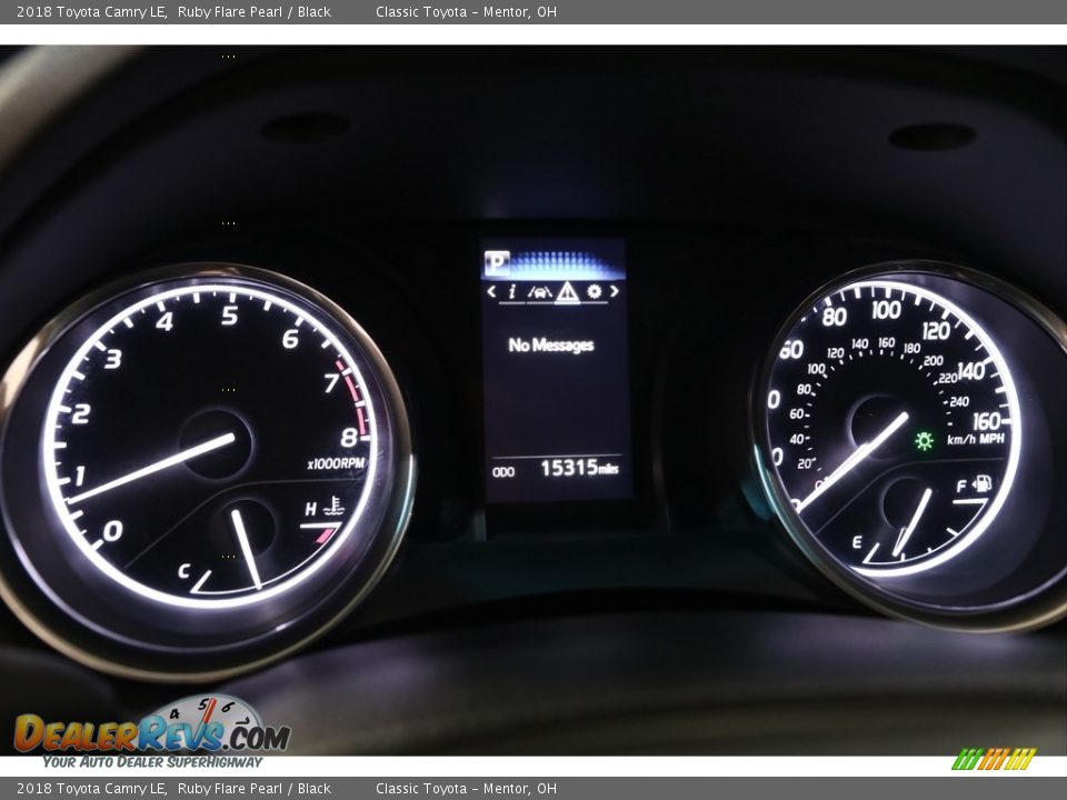 2018 Toyota Camry LE Ruby Flare Pearl / Black Photo #8