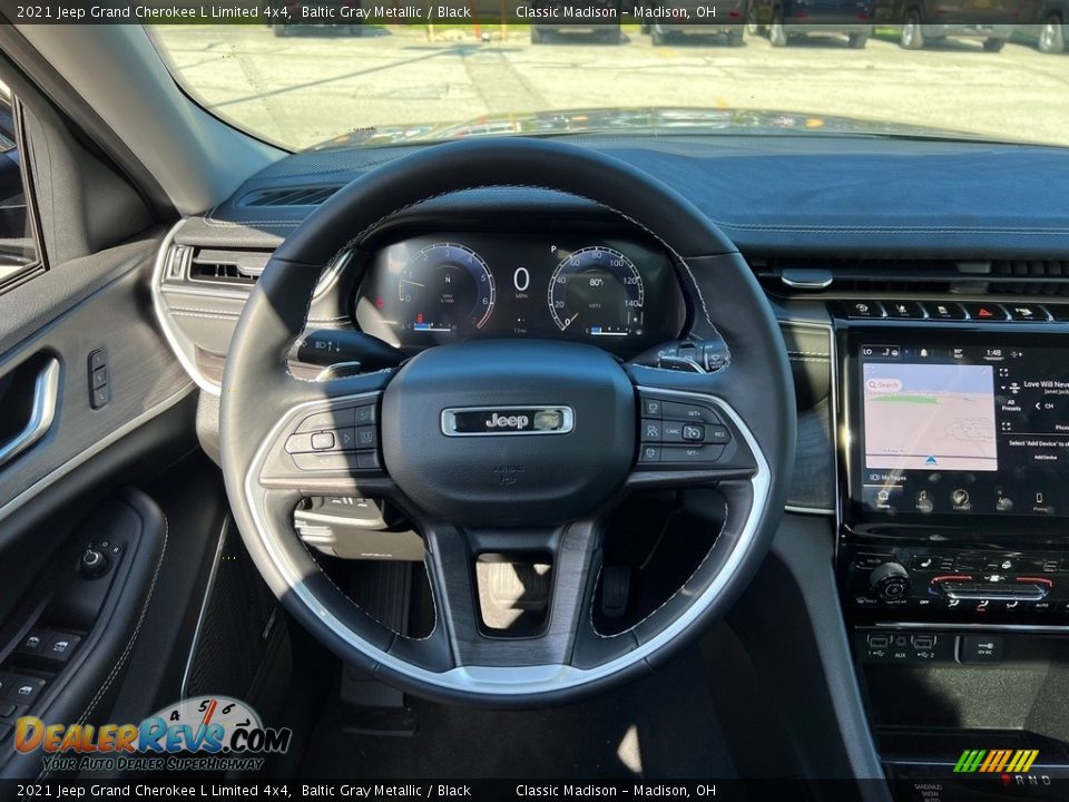 2021 Jeep Grand Cherokee L Limited 4x4 Baltic Gray Metallic / Black Photo #6