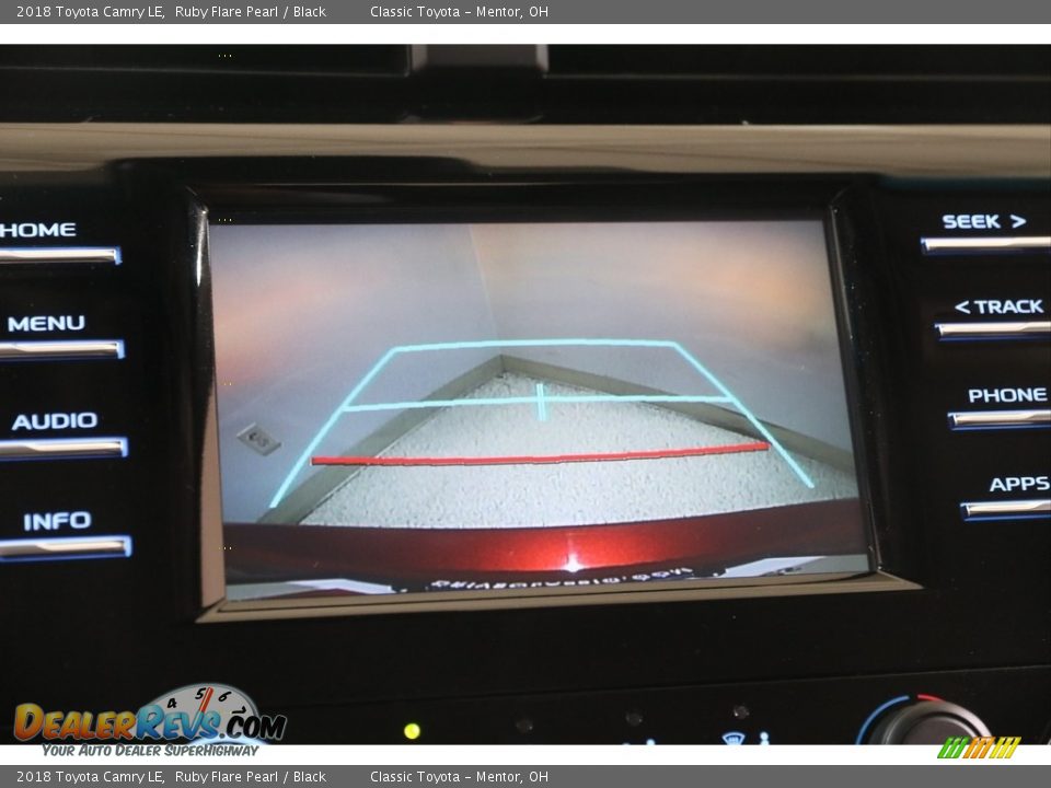 2018 Toyota Camry LE Ruby Flare Pearl / Black Photo #11
