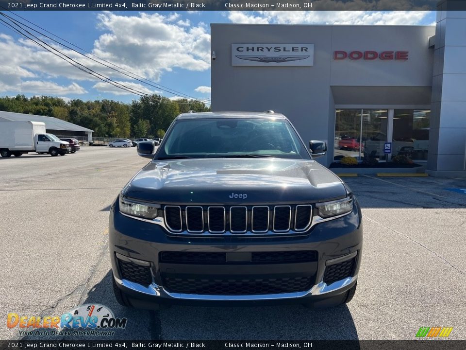 2021 Jeep Grand Cherokee L Limited 4x4 Baltic Gray Metallic / Black Photo #9