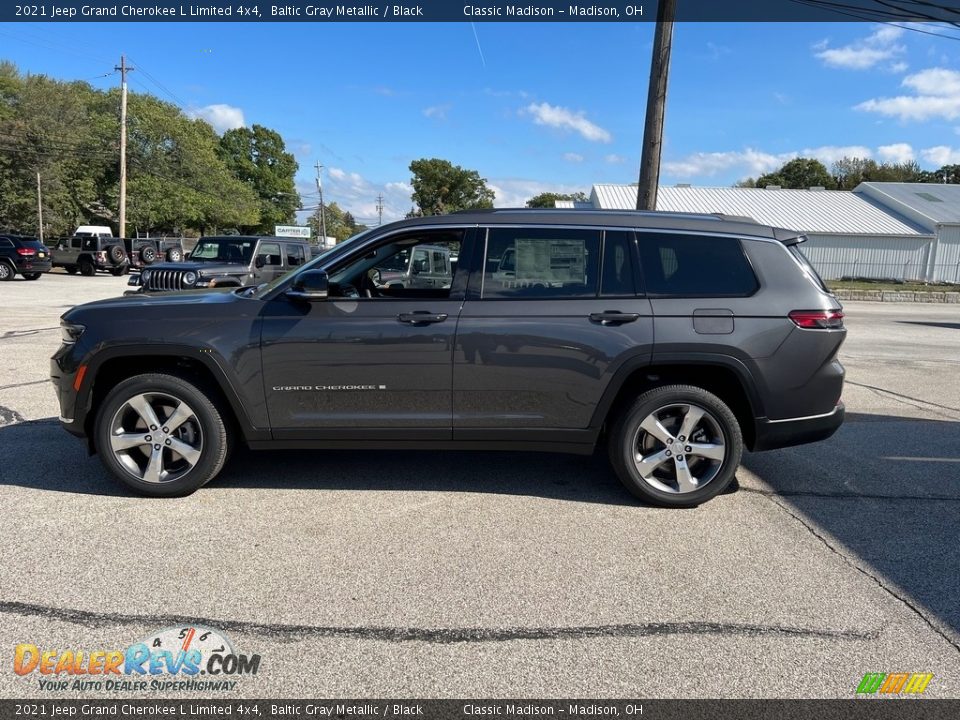 2021 Jeep Grand Cherokee L Limited 4x4 Baltic Gray Metallic / Black Photo #10