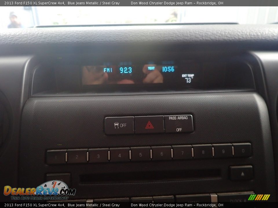2013 Ford F150 XL SuperCrew 4x4 Blue Jeans Metallic / Steel Gray Photo #3