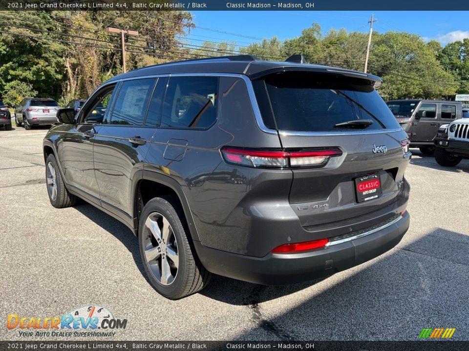 2021 Jeep Grand Cherokee L Limited 4x4 Baltic Gray Metallic / Black Photo #11