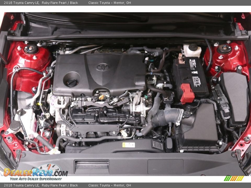 2018 Toyota Camry LE Ruby Flare Pearl / Black Photo #18
