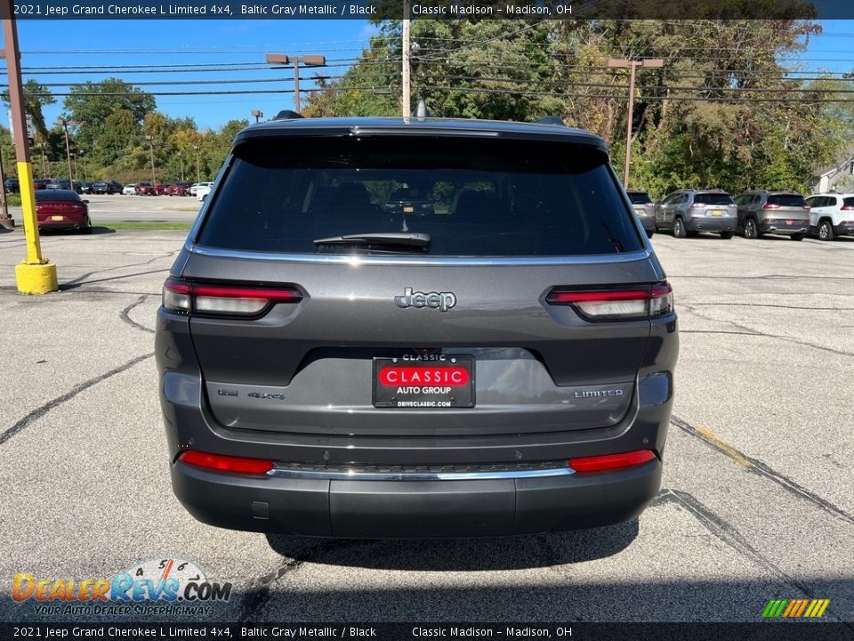 2021 Jeep Grand Cherokee L Limited 4x4 Baltic Gray Metallic / Black Photo #12