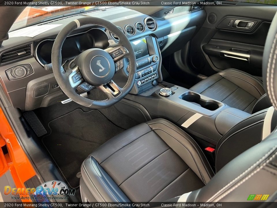 GT500 Ebony/Smoke Gray Stitch Interior - 2020 Ford Mustang Shelby GT500 Photo #15