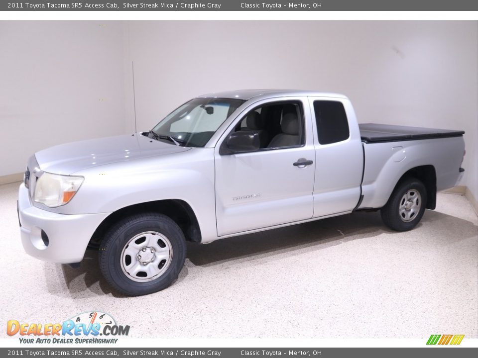2011 Toyota Tacoma SR5 Access Cab Silver Streak Mica / Graphite Gray Photo #3