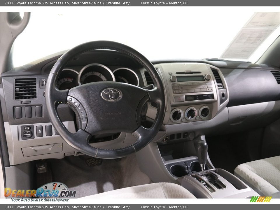 2011 Toyota Tacoma SR5 Access Cab Silver Streak Mica / Graphite Gray Photo #6