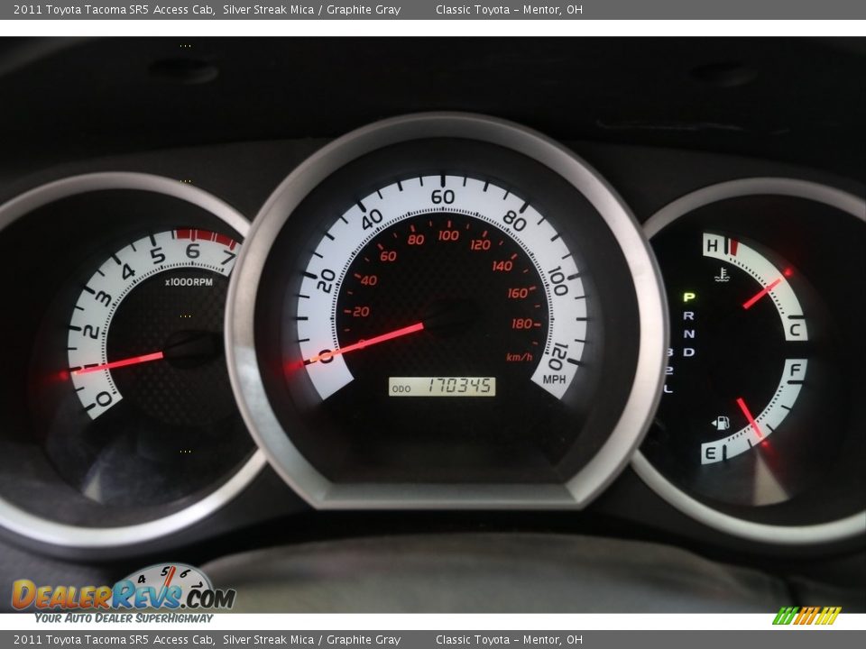 2011 Toyota Tacoma SR5 Access Cab Silver Streak Mica / Graphite Gray Photo #8