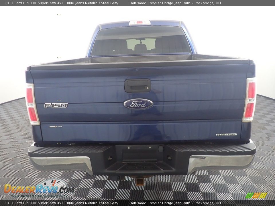 2013 Ford F150 XL SuperCrew 4x4 Blue Jeans Metallic / Steel Gray Photo #12