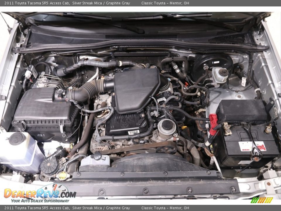 2011 Toyota Tacoma SR5 Access Cab Silver Streak Mica / Graphite Gray Photo #13