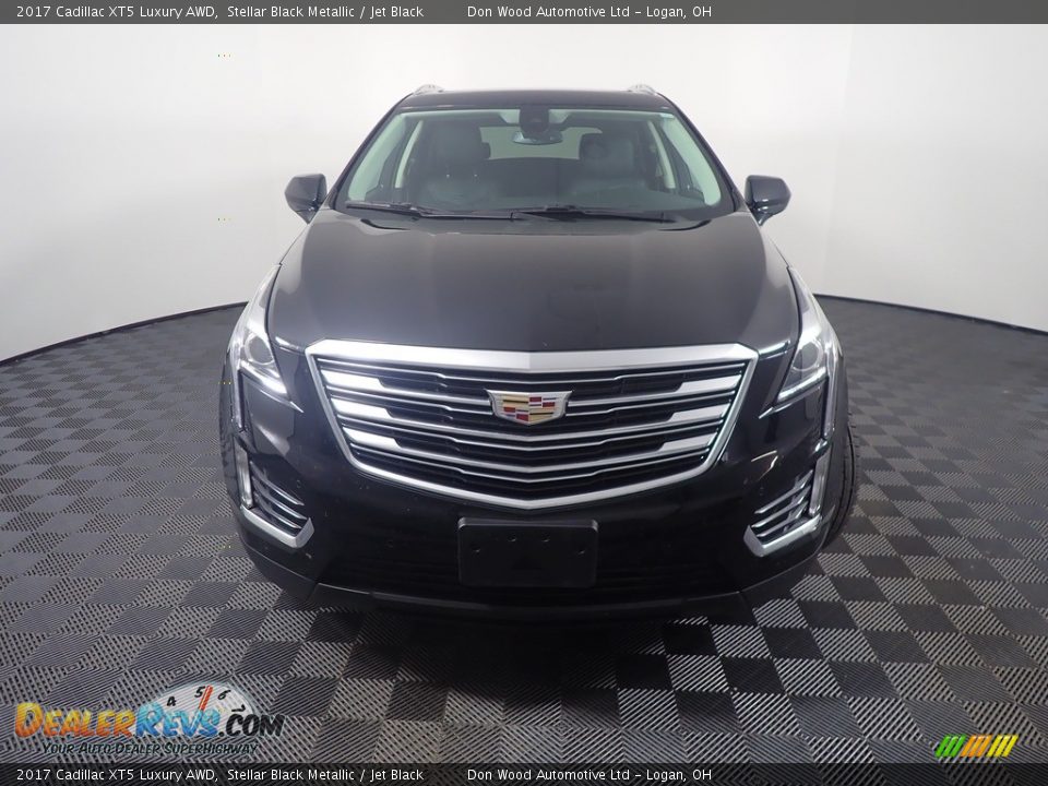 2017 Cadillac XT5 Luxury AWD Stellar Black Metallic / Jet Black Photo #6