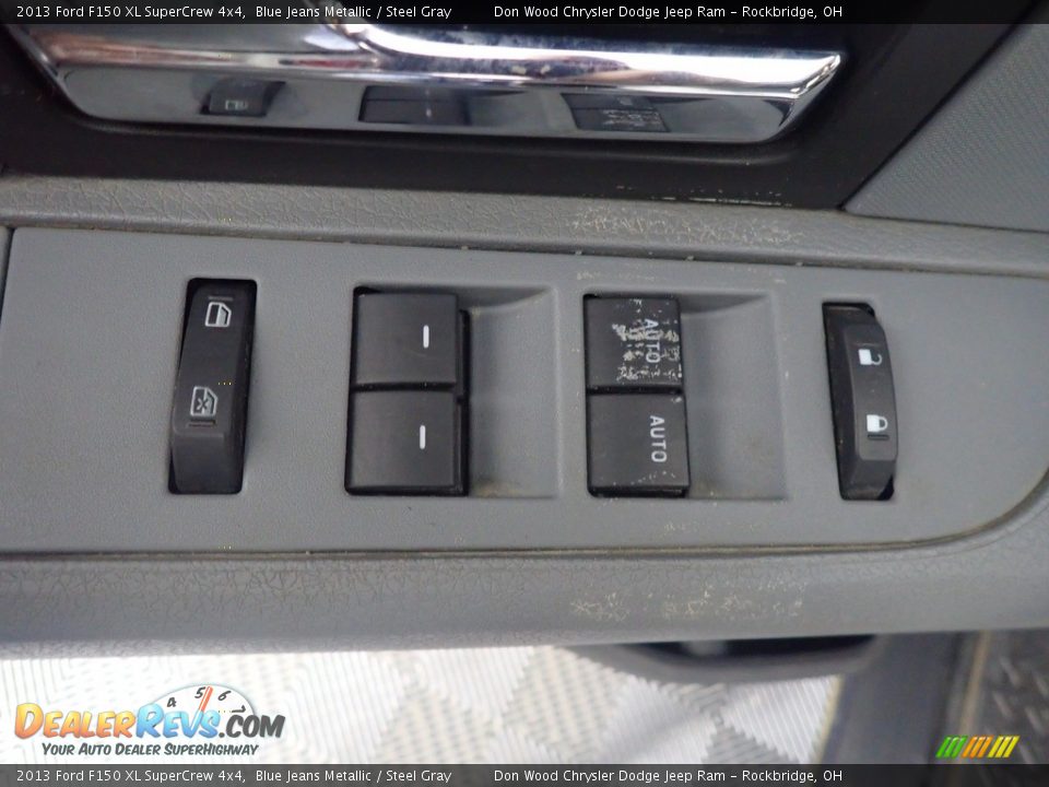 2013 Ford F150 XL SuperCrew 4x4 Blue Jeans Metallic / Steel Gray Photo #18