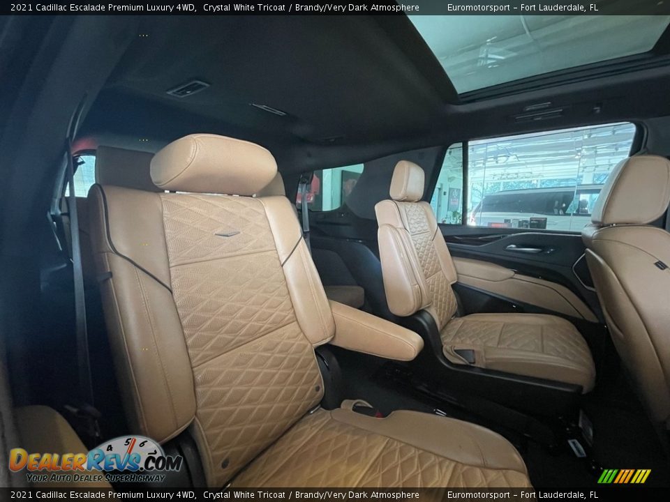 Rear Seat of 2021 Cadillac Escalade Premium Luxury 4WD Photo #3