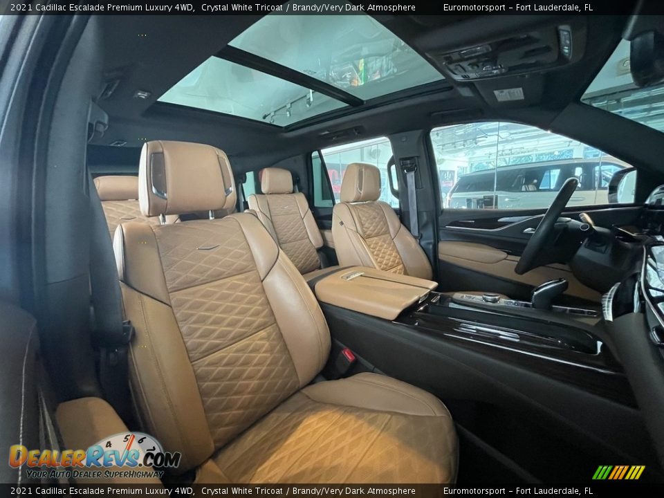 Front Seat of 2021 Cadillac Escalade Premium Luxury 4WD Photo #4