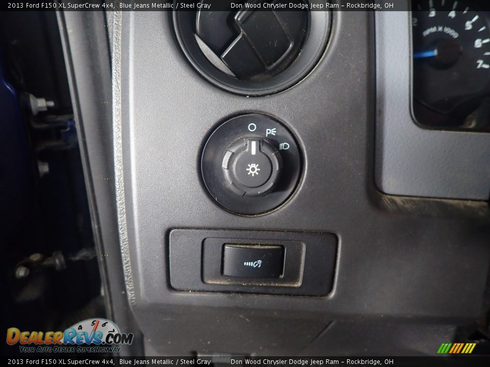 2013 Ford F150 XL SuperCrew 4x4 Blue Jeans Metallic / Steel Gray Photo #25