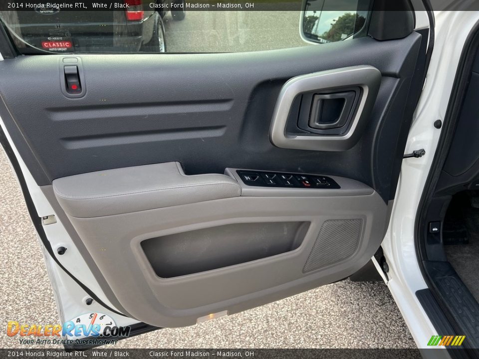 2014 Honda Ridgeline RTL White / Black Photo #9