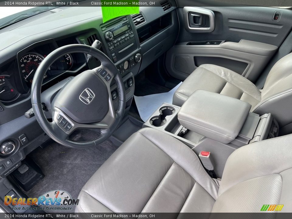 2014 Honda Ridgeline RTL White / Black Photo #10