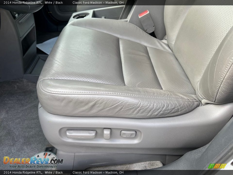 2014 Honda Ridgeline RTL White / Black Photo #11