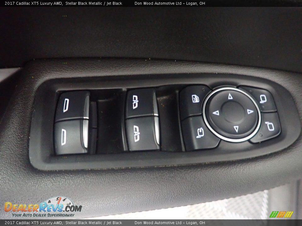 2017 Cadillac XT5 Luxury AWD Stellar Black Metallic / Jet Black Photo #20